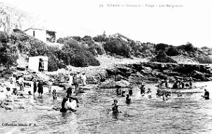 1501- Chenoua -Plage - Baigneurs